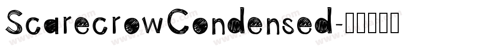 ScarecrowCondensed字体转换