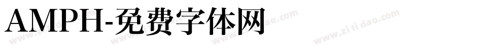 AMPH字体转换