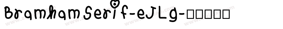 BramhamSerif-eJLg字体转换