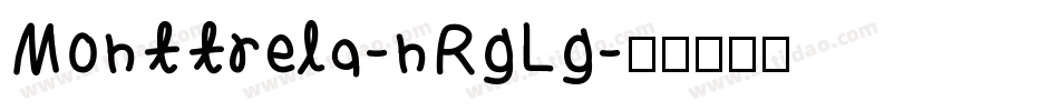 Monttrela-nRgLg字体转换