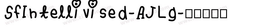 SfIntellivised-AJLg字体转换