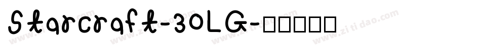 Starcraft-30LG字体转换