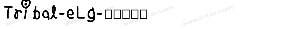 Tribal-eLg字体转换