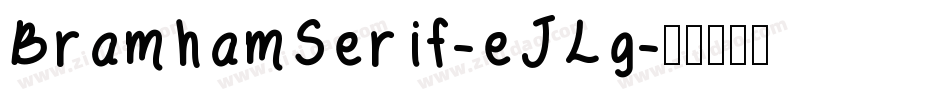 BramhamSerif-eJLg字体转换