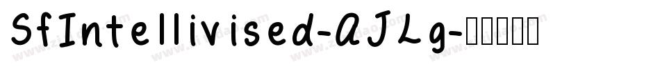 SfIntellivised-AJLg字体转换