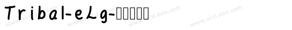 Tribal-eLg字体转换