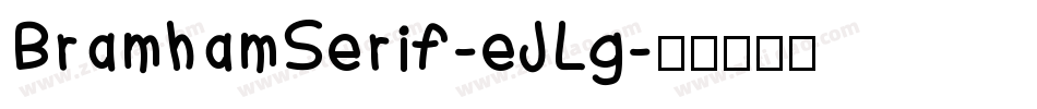 BramhamSerif-eJLg字体转换