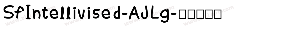 SfIntellivised-AJLg字体转换