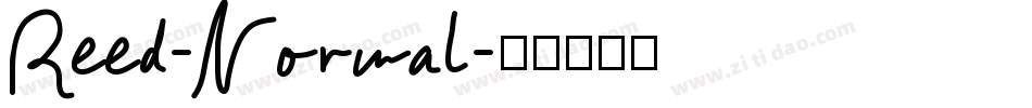 Reed-Normal字体转换