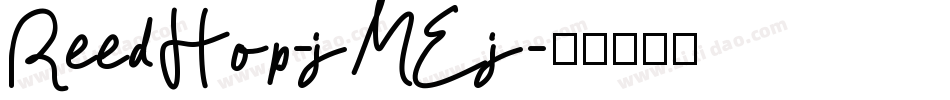 ReedHop-jMEj字体转换