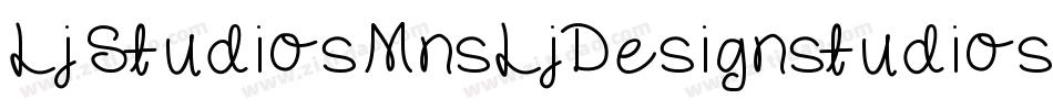LjStudiosMnsLjDesignstudiosManuscrita-5wRv字体转换 LjStudiosMnsLjDesignstudiosManuscrita-5wRv字体转换