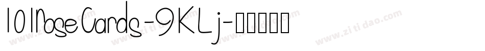 101RoseCards-9KLj字体转换