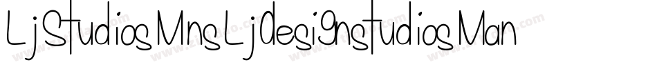 LjStudiosMnsLjDesignstudiosManuscrita-5wRv字体转换 LjStudiosMnsLjDesignstudiosManuscrita-5wRv字体转换