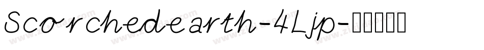 Scorchedearth-4Ljp字体转换