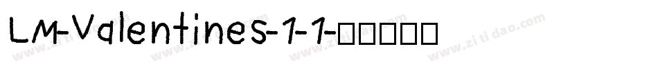 LM-Valentines-1-1字体转换