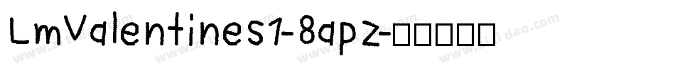 LmValentines1-8apz字体转换