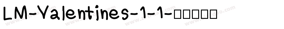 LM-Valentines-1-1字体转换