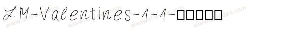LM-Valentines-1-1字体转换