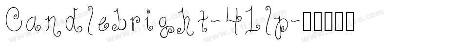 Candlebright-41lp字体转换