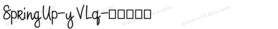 SpringUp-yVLq字体转换