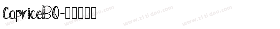 CapriceBQ字体转换