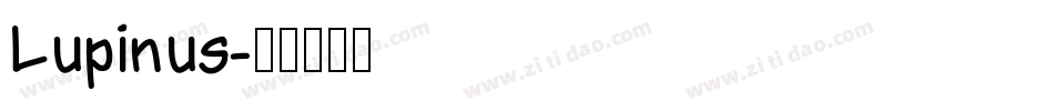 Lupinus字体转换