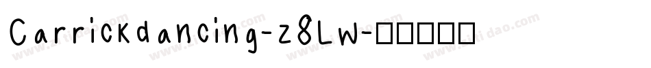 Carrickdancing-z8Lw字体转换