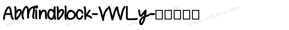 AbMindblock-VWLy字体转换