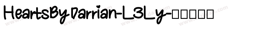 HeartsByDarrian-L3Ly字体转换