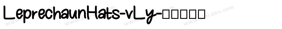 LeprechaunHats-vLy字体转换