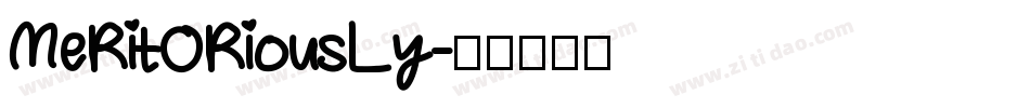 MeRitORiousLy字体转换