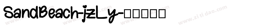 SandBeach-jzLy字体转换