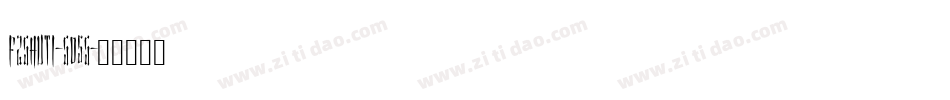 FZShuTi-S05S字体转换