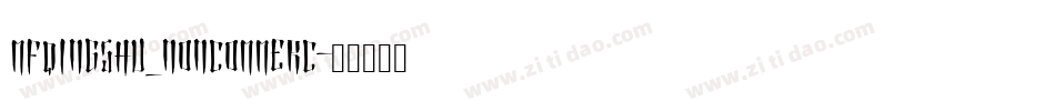 MFQingShu_Noncommerc字体转换