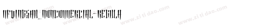 MFQingShu_Noncommercial-Regular字体转换