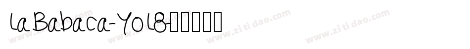 LaBabaca-YoL8字体转换