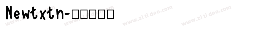 Newtxtn字体转换