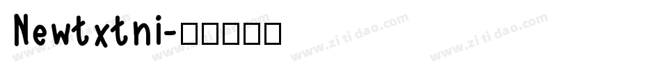 Newtxtni字体转换