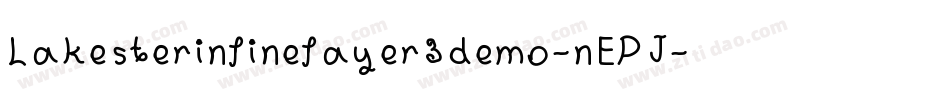 Lakesterinlinelayer3demo-nEPJ字体转换