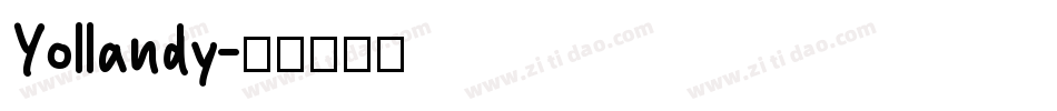 Yollandy字体转换