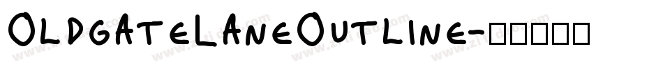 OldgateLaneOutline字体转换