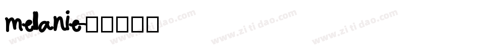 mellanie字体转换