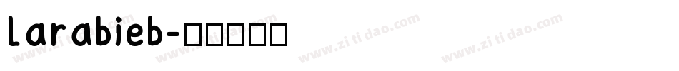 Larabieb字体转换