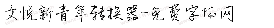 文悦新青年转换器字体转换