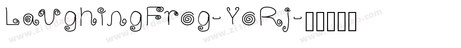 LaughingFrog-YoRj字体转换