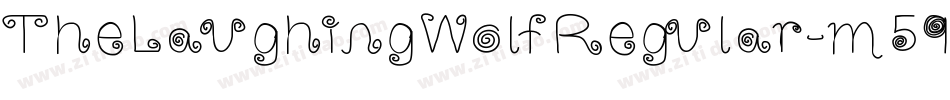 TheLaughingWolfRegular-m59v字体转换