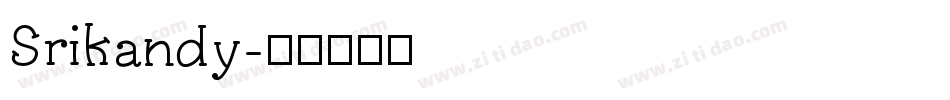 Srikandy字体转换