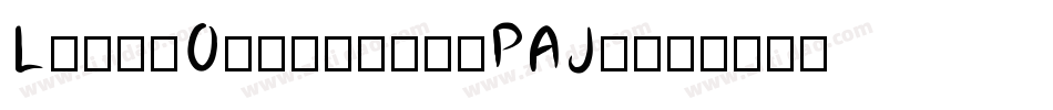 LauraOptional-PAJr字体转换
