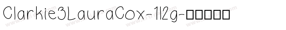 Clarkie3LauraCox-1l2g字体转换