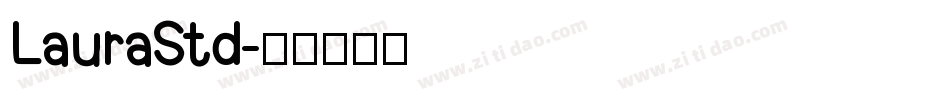 LauraStd字体转换